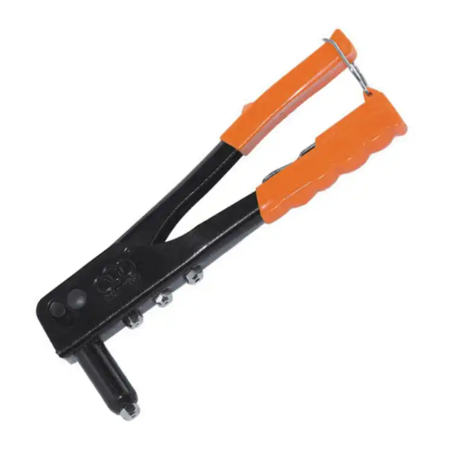 Heavy Duty Pop Rivet Gun Tool Kit Hand Riveter with Steel Blind Rivets for Metal & Woodworking Repairs