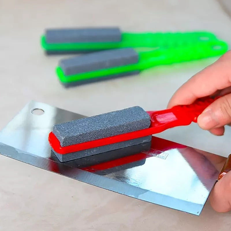 Hand Held Double Sided Knife Sharpener Professional Kitchen Sharpening Stone for Knives
