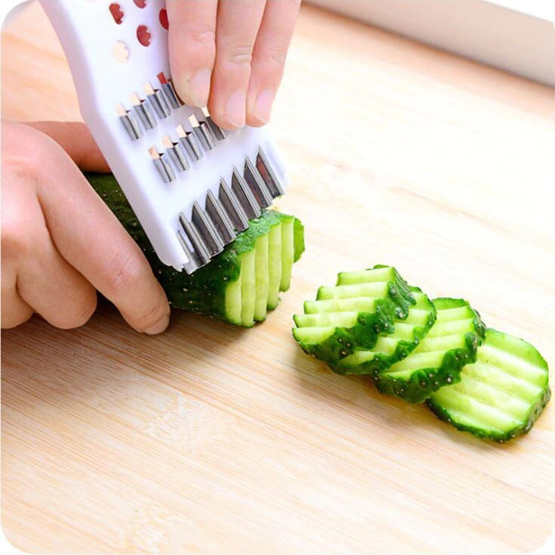 Multifunction Vegetable Cutter & Slicer – Manual Potato, Radish, Cucumber Grater & Peeler
