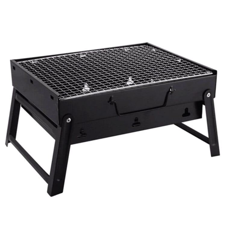 BBQ Grill Small Charcoal Barbecue Grill Smoker for Outdoor Cooking Camping Hiking Picnics