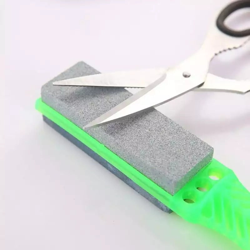 Hand Held Double Sided Knife Sharpener Professional Kitchen Sharpening Stone for Knives