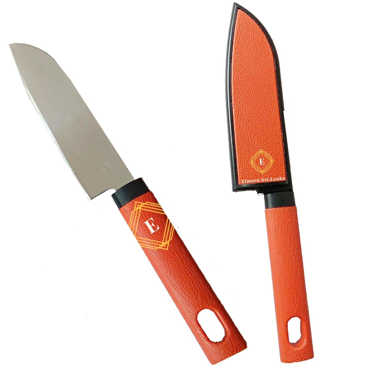 Mini Stainless Steel Brown Pocket Knife | Portable Outdoor & Kitchen Indoor Knife | Multipurpose Utility Tool