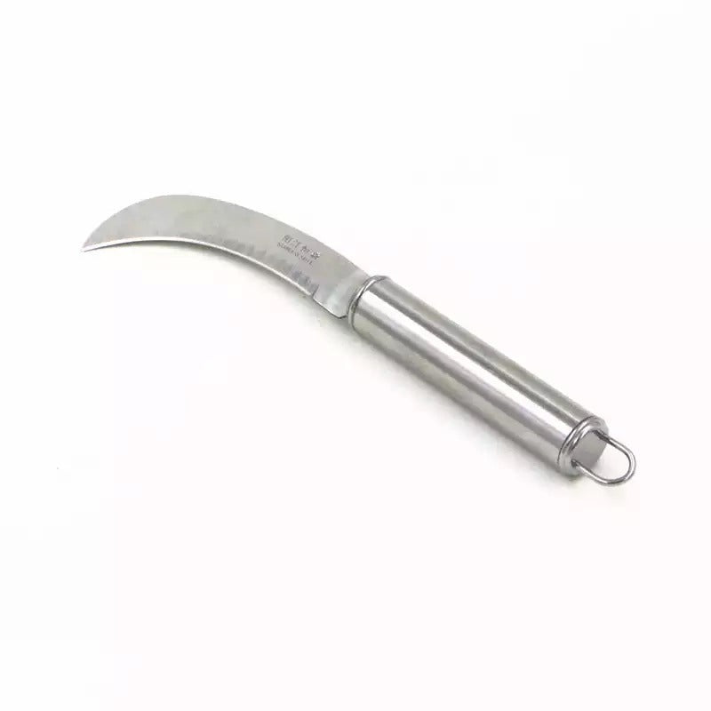 Stainless steel pineapple peeler peeler crescent knife cabbage fruit knife kitchen stainless steel fruit and vegetable tools