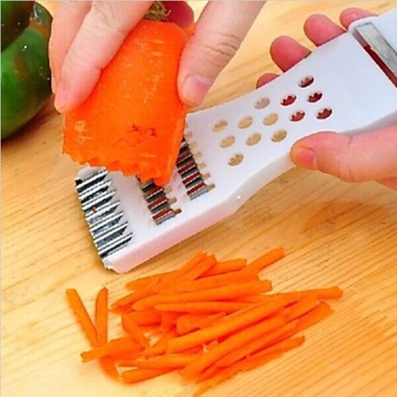 Multifunction Vegetable Cutter & Slicer – Manual Potato, Radish, Cucumber Grater & Peeler