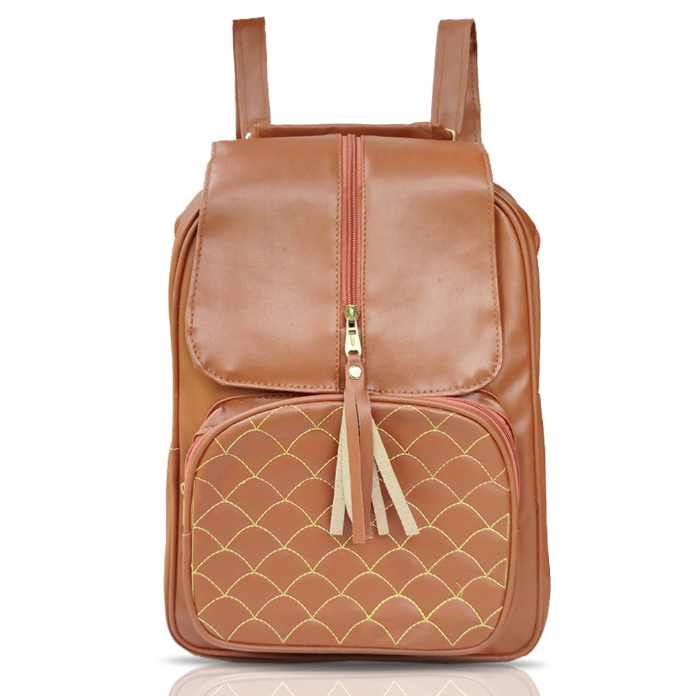 New Female Fashion Lady High Capacity College Backpack – Trendy Girls Laptop School Bag Travel Book Bag