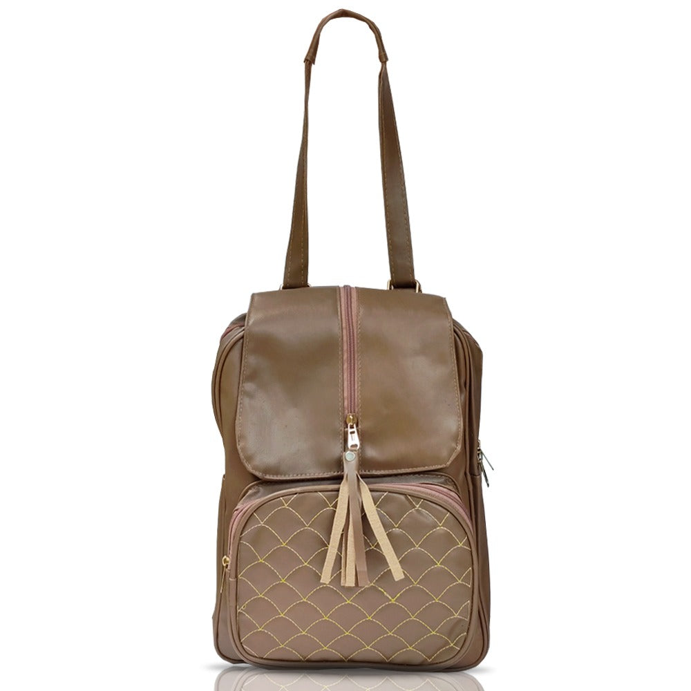 New Female Fashion Lady High Capacity College Backpack – Trendy Girls Laptop School Bag Travel Book Bag