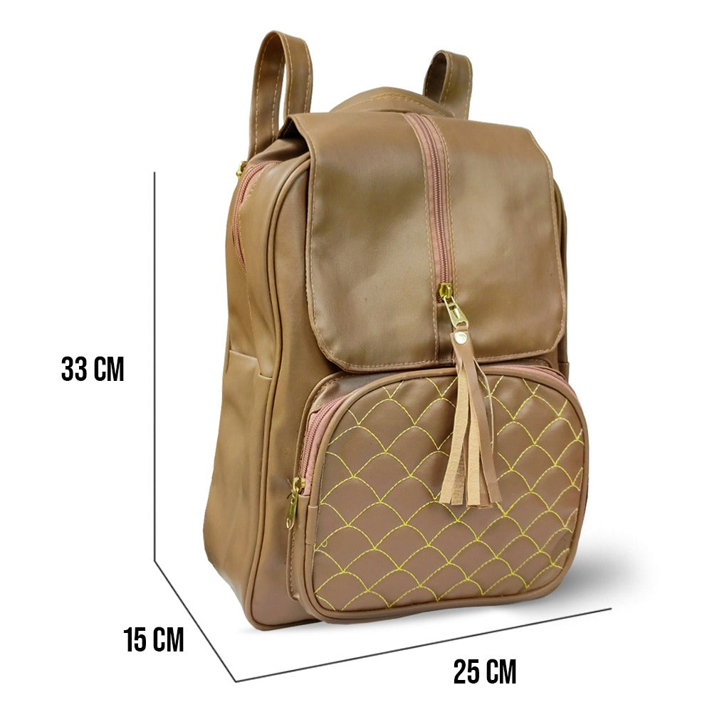 New Female Fashion Lady High Capacity College Backpack – Trendy Girls Laptop School Bag Travel Book Bag