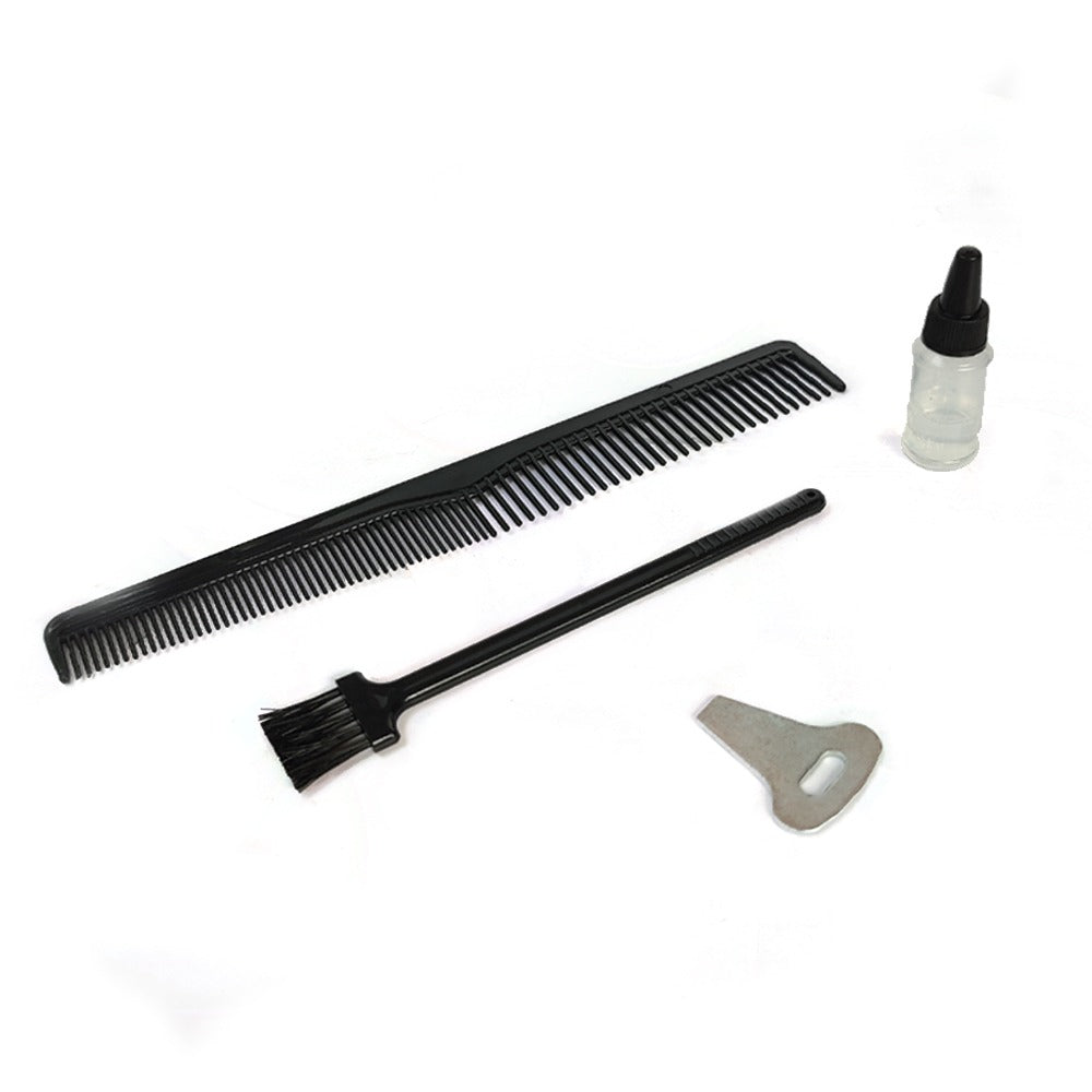 10W Professional Hair Clipper Trimmer with Wire – 2 Cutter Heads, 4 Limit Combs Haircut Machine