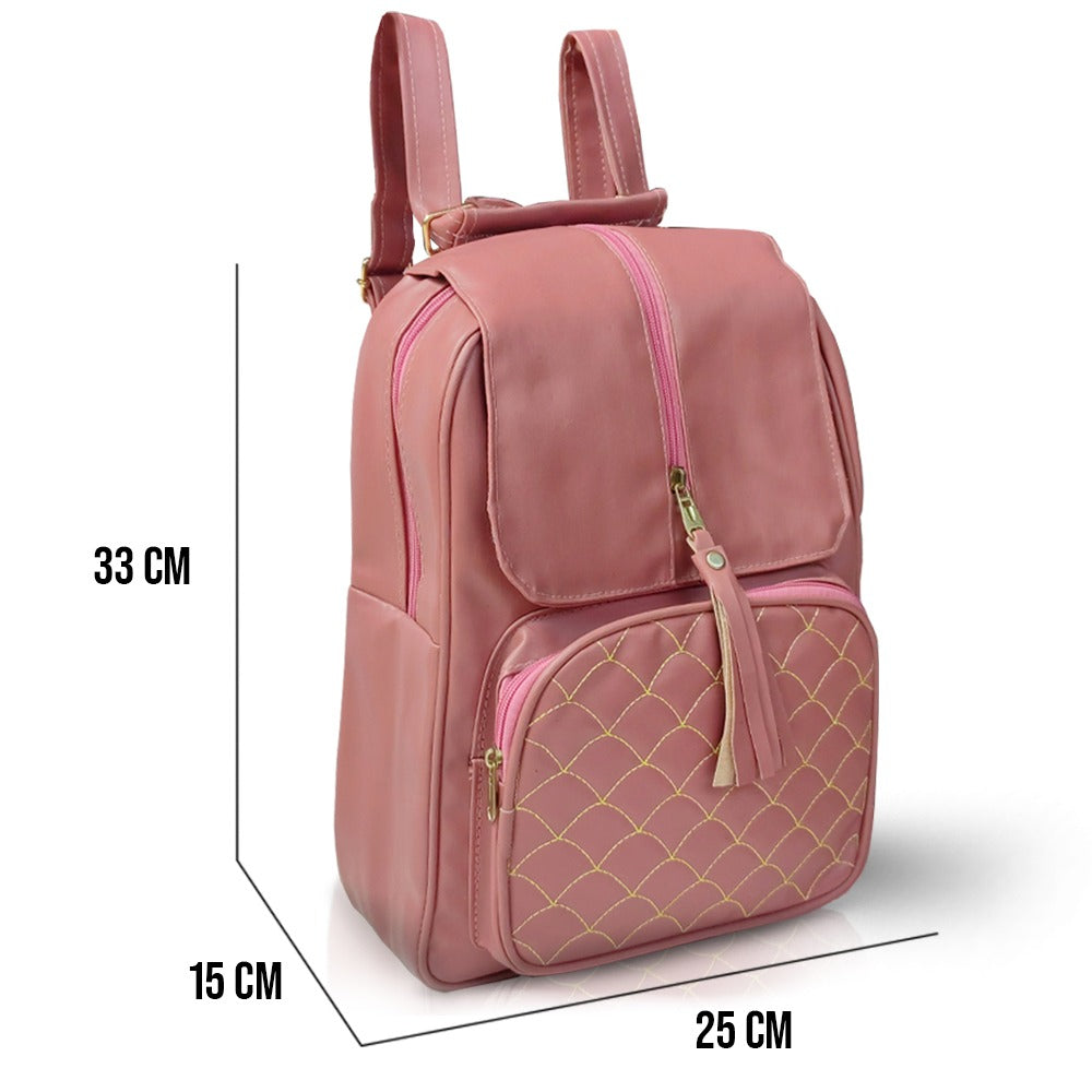 New Female Fashion Lady High Capacity College Backpack – Trendy Girls Laptop School Bag Travel Book Bag