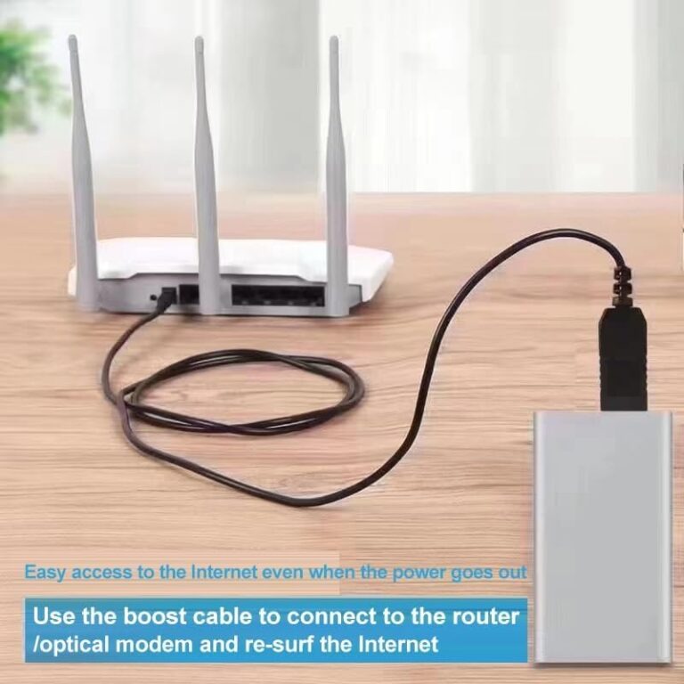 DC 5V to 12V USB Cable WiFi Router Powerbank Connector Cable for Portable Power Supply
