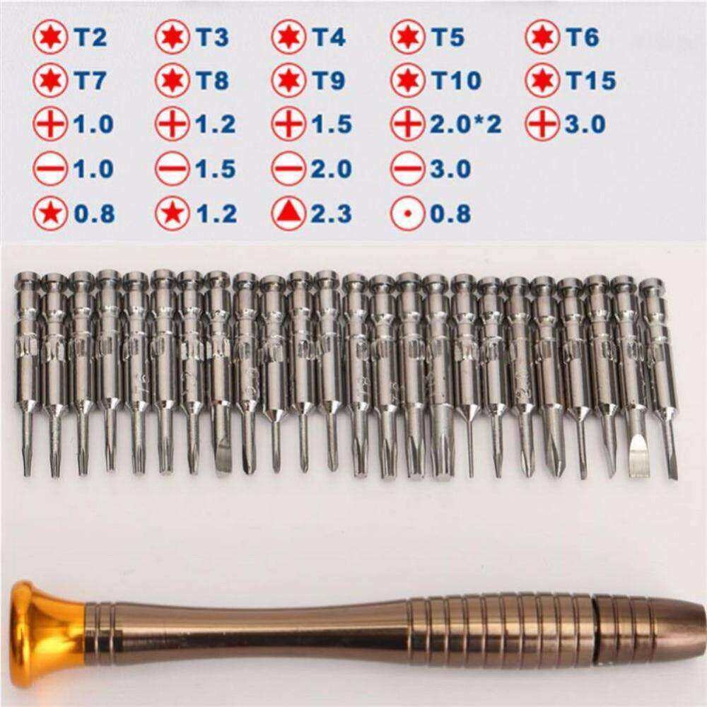 Phone Repair Tool Set 24 in 1 Precision Torx Screwdriver Kit for iPhone Laptop and Electronics