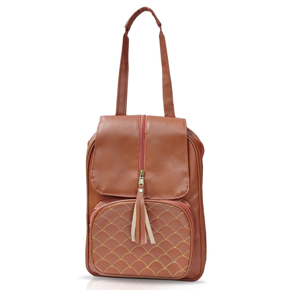 New Female Fashion Lady High Capacity College Backpack – Trendy Girls Laptop School Bag Travel Book Bag