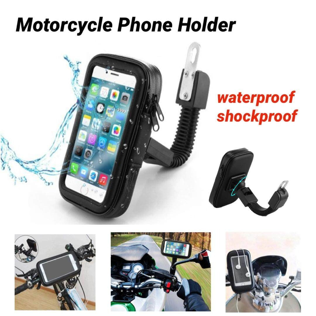 5.5 Inch Waterproof Phone Holder for Bike & Scooter | Handlebar Mount Mobile Stand Case