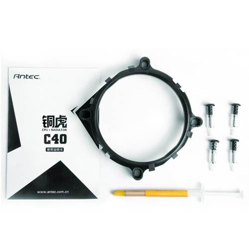 Antec C40 CPU Cooler – Efficient, Compact Tower with Blue LED PWM Fan