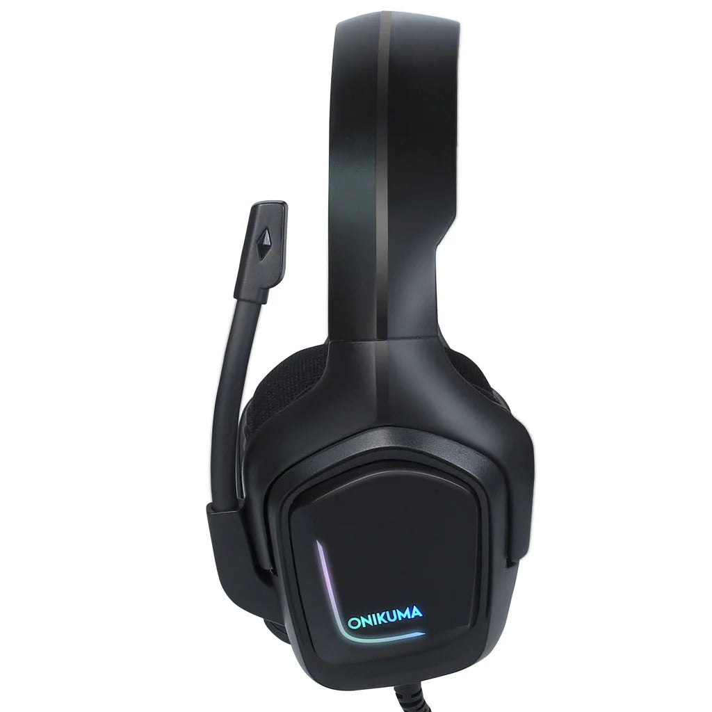 ONIKUMA K20 Wired RGB Gaming Headset Omnidirectional Mic Comfortable Over-Ear Design PC PS4 Xbox 1 Year Warranty