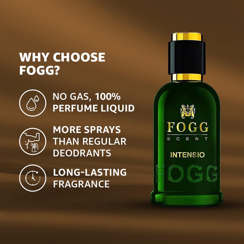 FOGG Eau De Parfum 100ml – Intensio, Impressio, Xtremo, Xpressio, Beautiful Secret | Long-Lasting Fragrance for Men & Women