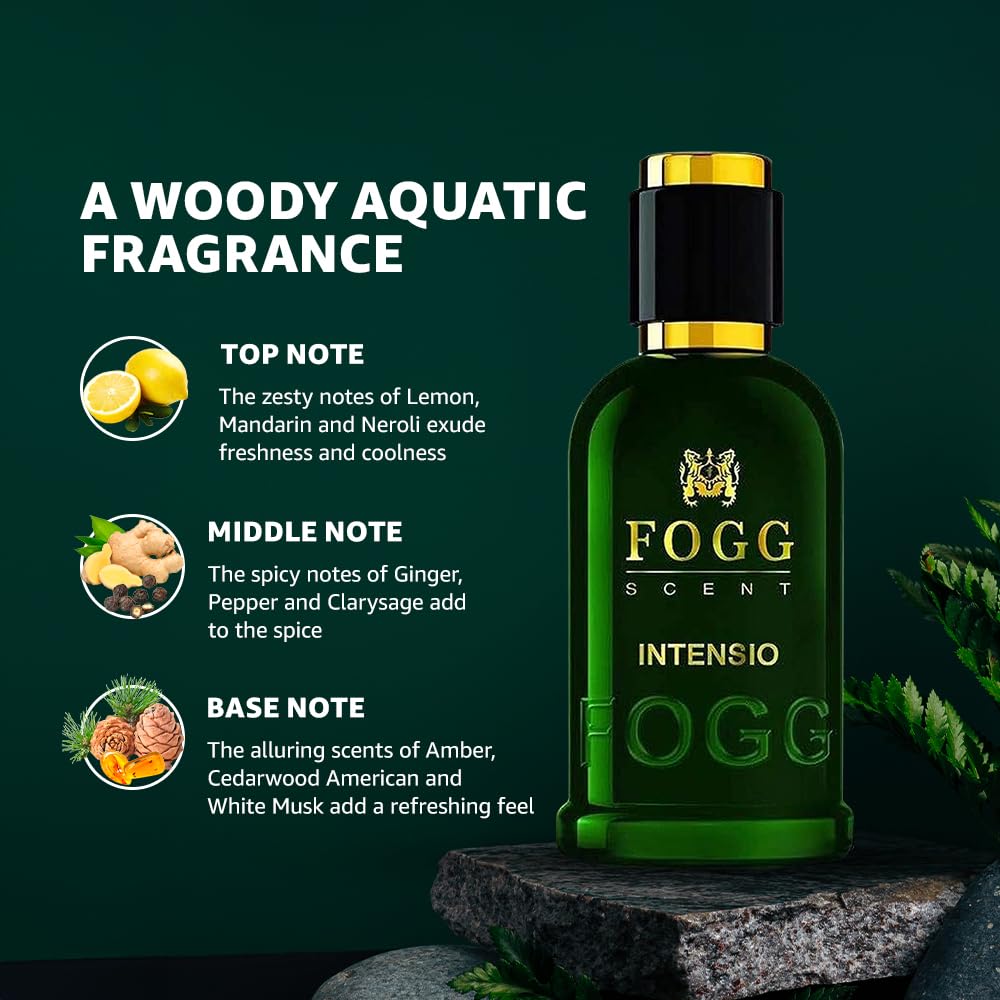 FOGG Eau De Parfum 100ml – Intensio, Impressio, Xtremo, Xpressio, Beautiful Secret | Long-Lasting Fragrance for Men & Women