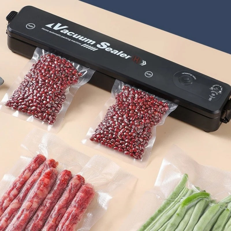 2024 NEW Food Vacuum Sealer Packaging Machine with Free 10pcs Vacuum bags Household Kitchen Food Vacuum Sealing
