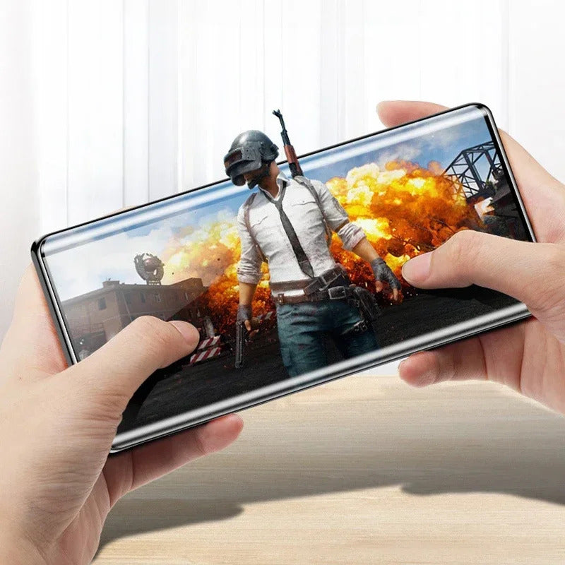 Full Glue Unipha Curved Edge Tempered Glass for Infinix Hot 60 Pro+ – HD Clear Full Coverage Screen Protector