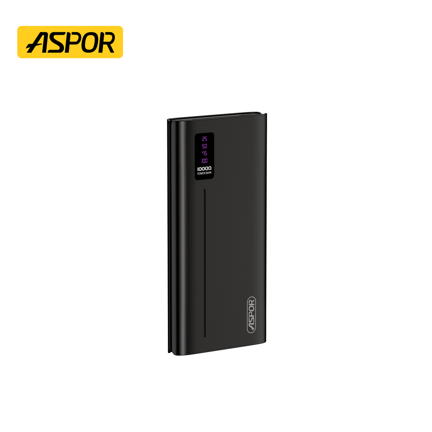 Aspor A335 10000mAh Portable Thin Power Bank with Dual USB
