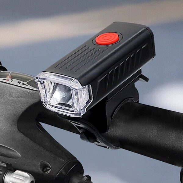 LED Bike Headlight – USB Rechargeable Front Light for MTB, Road & Mountain Cycling