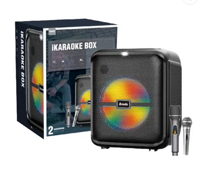 Brodu BTS 1740 Bluetooth karaoke speaker with Free 2 Microphone