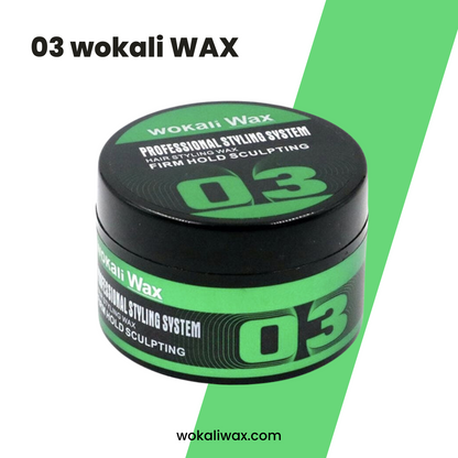 Unisex Hair Wax for All Hair Types Wokali Wax Sulfate-Free Moisturizing Firm-Hold Sculpting Wax