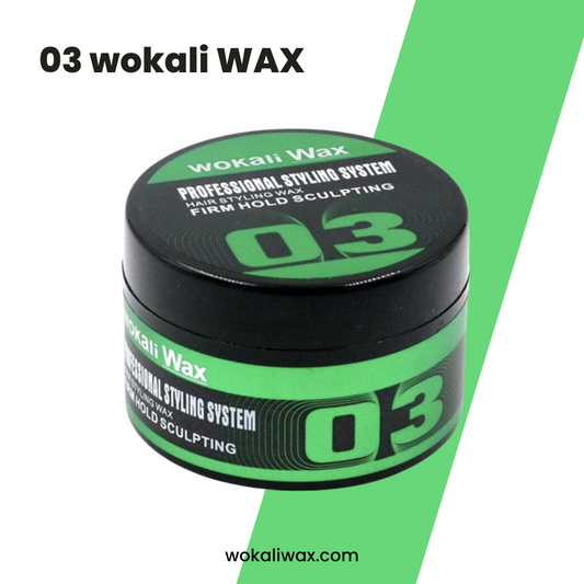 Unisex Hair Wax for All Hair Types Wokali Wax Sulfate-Free Moisturizing Firm-Hold Sculpting Wax