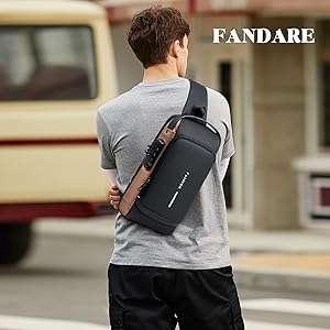 Anti-Theft USB Charging Shoulder Crossbody Bag for Men and Women – Travel Sling Bag