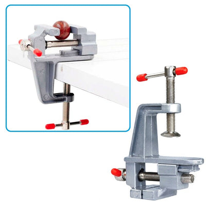 Aluminum Mini Table Clamp Small Bench Vice DIY Hobby Craft Mold Repair Tool for Jewelry Work