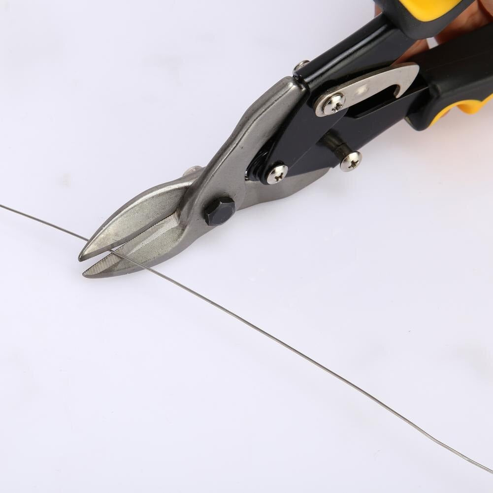 High Hardness Aviation Snips – Professional Curved Blade Tin Snips Metal Shears for Industrial Use