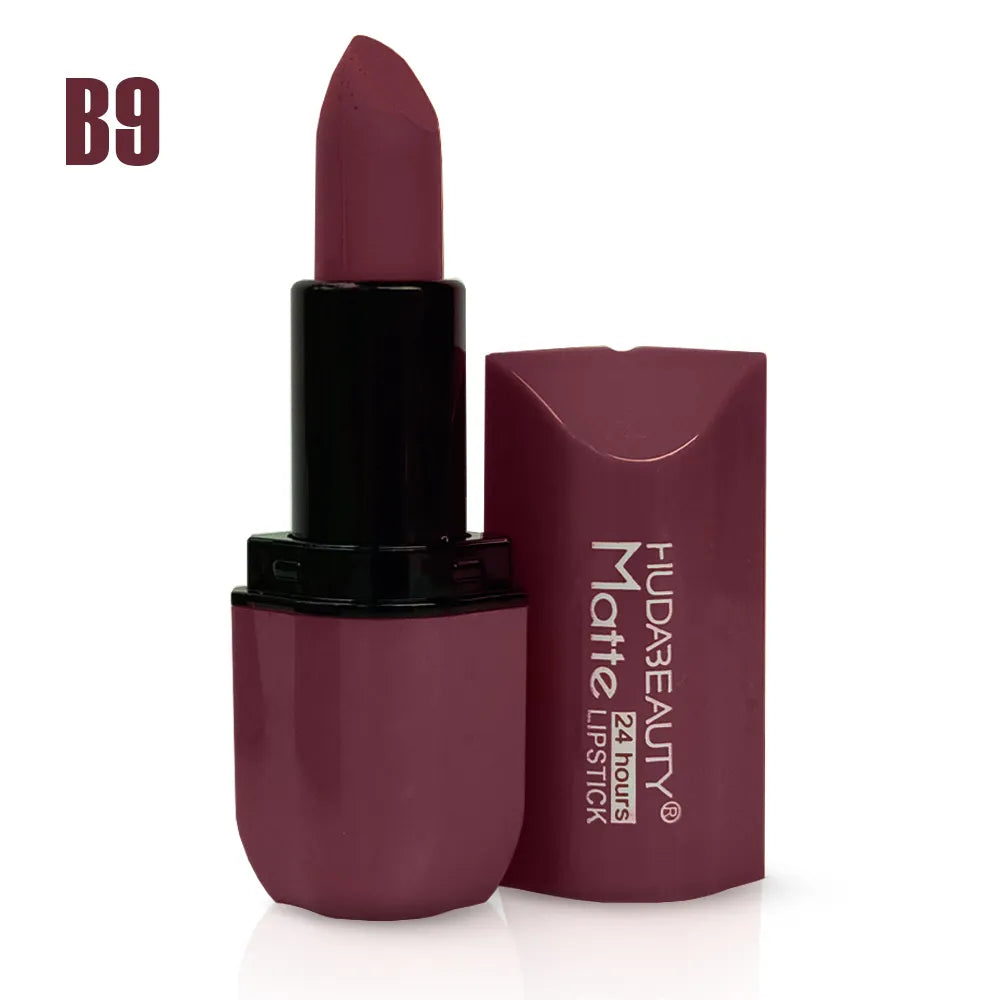 Matte Lipstick Hudabeauty Long Lasting & Comfortable lip Shades 24 Hours Time