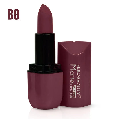 Matte Lipstick Hudabeauty Long Lasting & Comfortable lip Shades 24 Hours Time