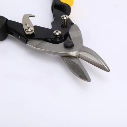 10-Inch Tin Snips Aviation Shears 250mm Cr-Mo Steel Straight Cut for Metal Sheet Cutting