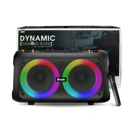 Brodu Bluetooth heavy Speaker BT bluetooth speaker partybox dj karaoke parlantes outdoor party speaker