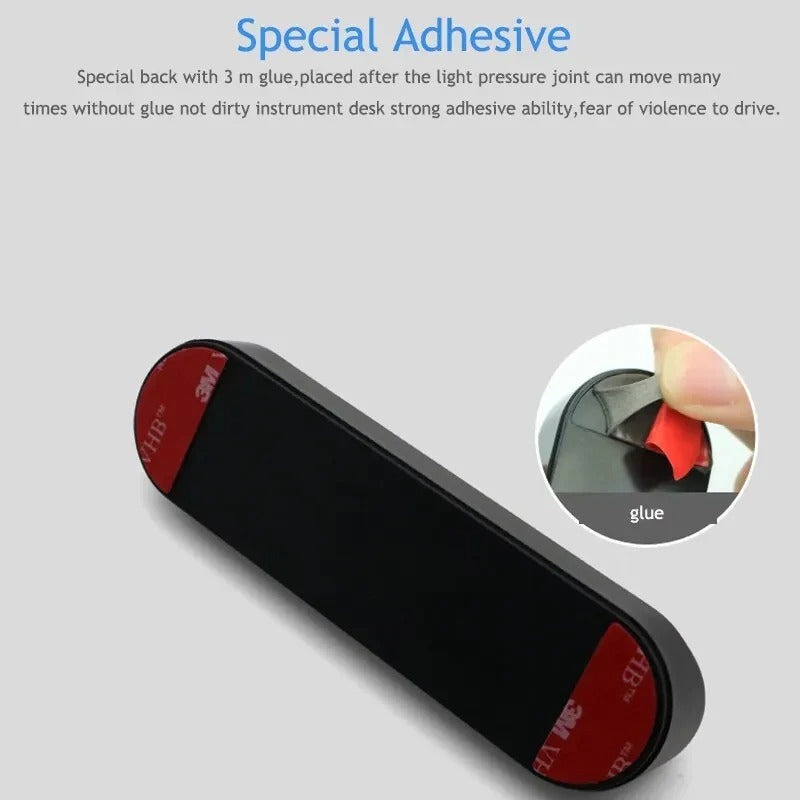 Car Accessories Mini Portable Telephone Number Plate With Switch Phone Number Business Card Temporary Parking Card Plate Summer