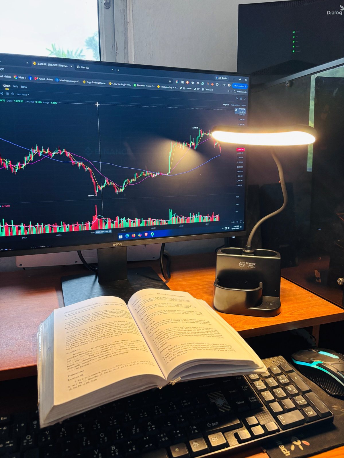 Study without electricity.