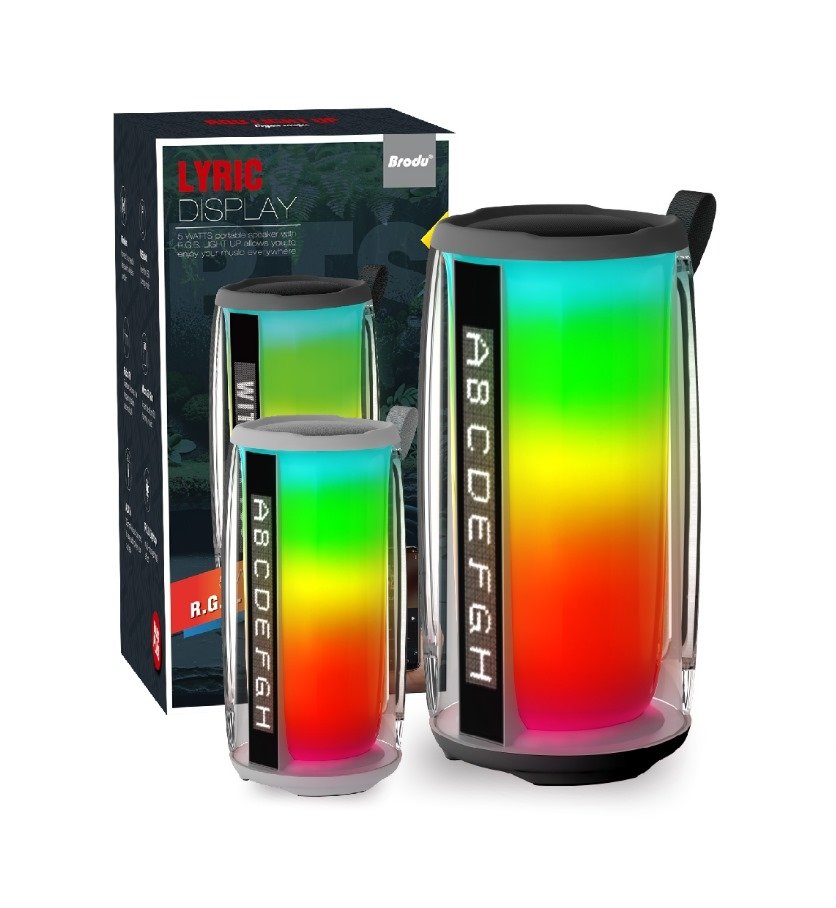 Brodu BTS-2126 Indoor Outdoor Waterproof IPX4 Mini BoomBox Communication Ports BT Wireless USB TF FM Bluetooth Wireless Speaker