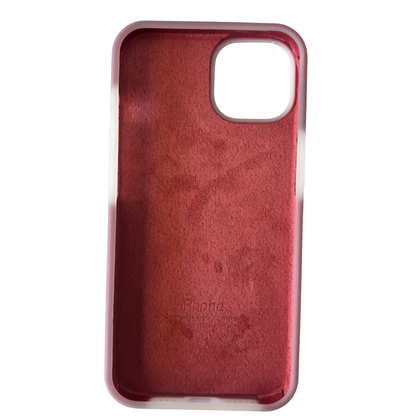 Iphone 13/14 Jelly Silicone Back Cover for Iphone 13 14 with Velvet Back Cover