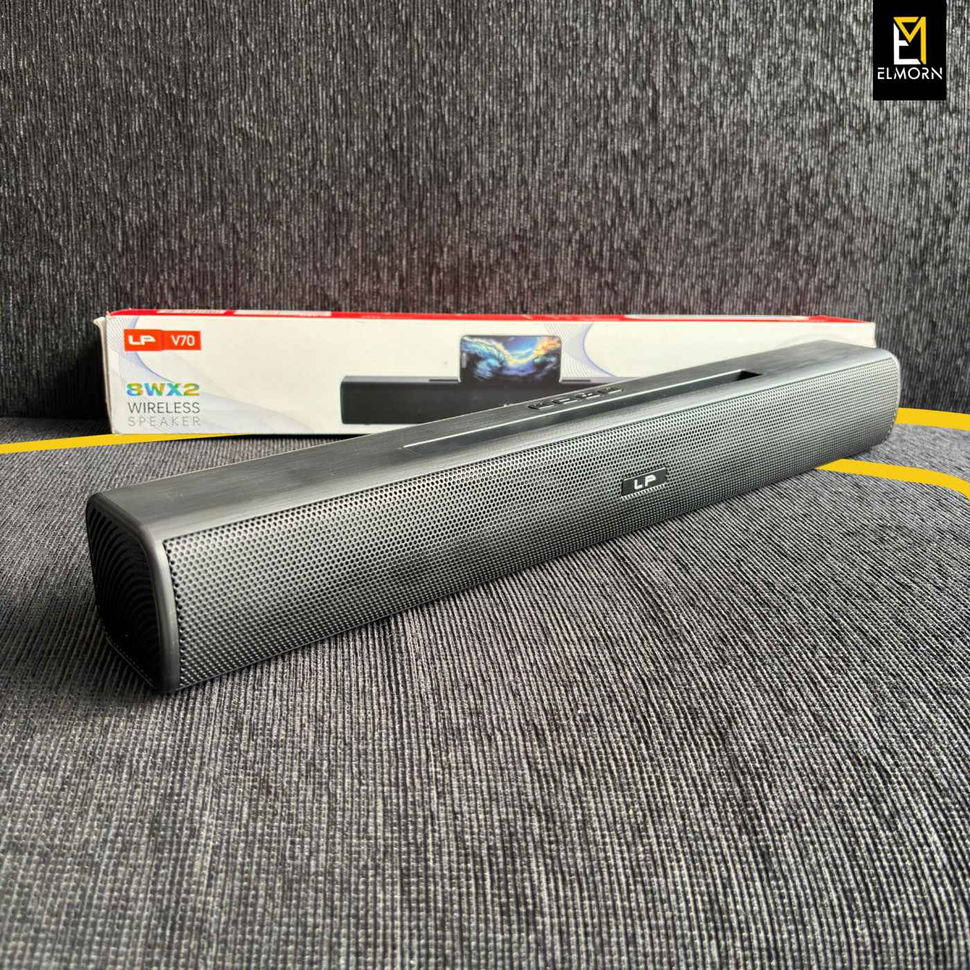 Bluetooth Sound bar LP-V70 Portable Sound Bar Speaker Stereo Sound Wireless HI-FI Active Bass FM Radio BT Speaker for Home Theatre Party AUX