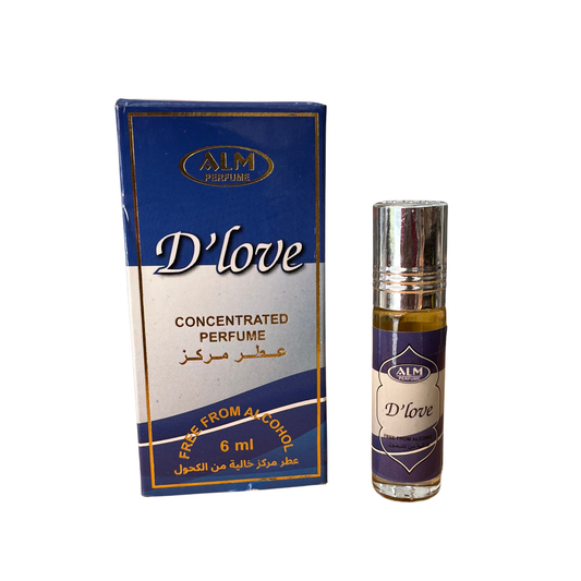 D Love 6ml Attar Long Lasting Perfume Oil for Men and Women