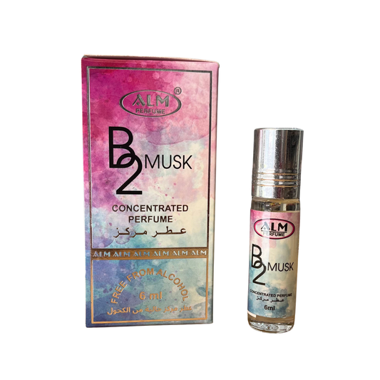 B2 Musk 6ml Attar Long Lasting Perfume Oil for Men and Women