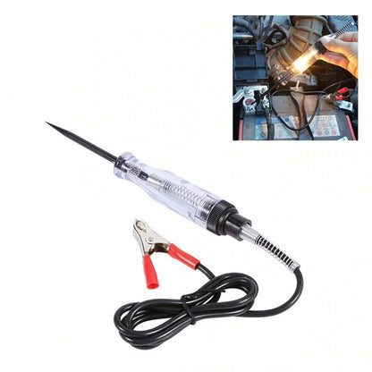 6V 12V 24V DC Voltage Circuit Tester Pen Light with Long Wire for Car Truck Auto Electrical Maintenance