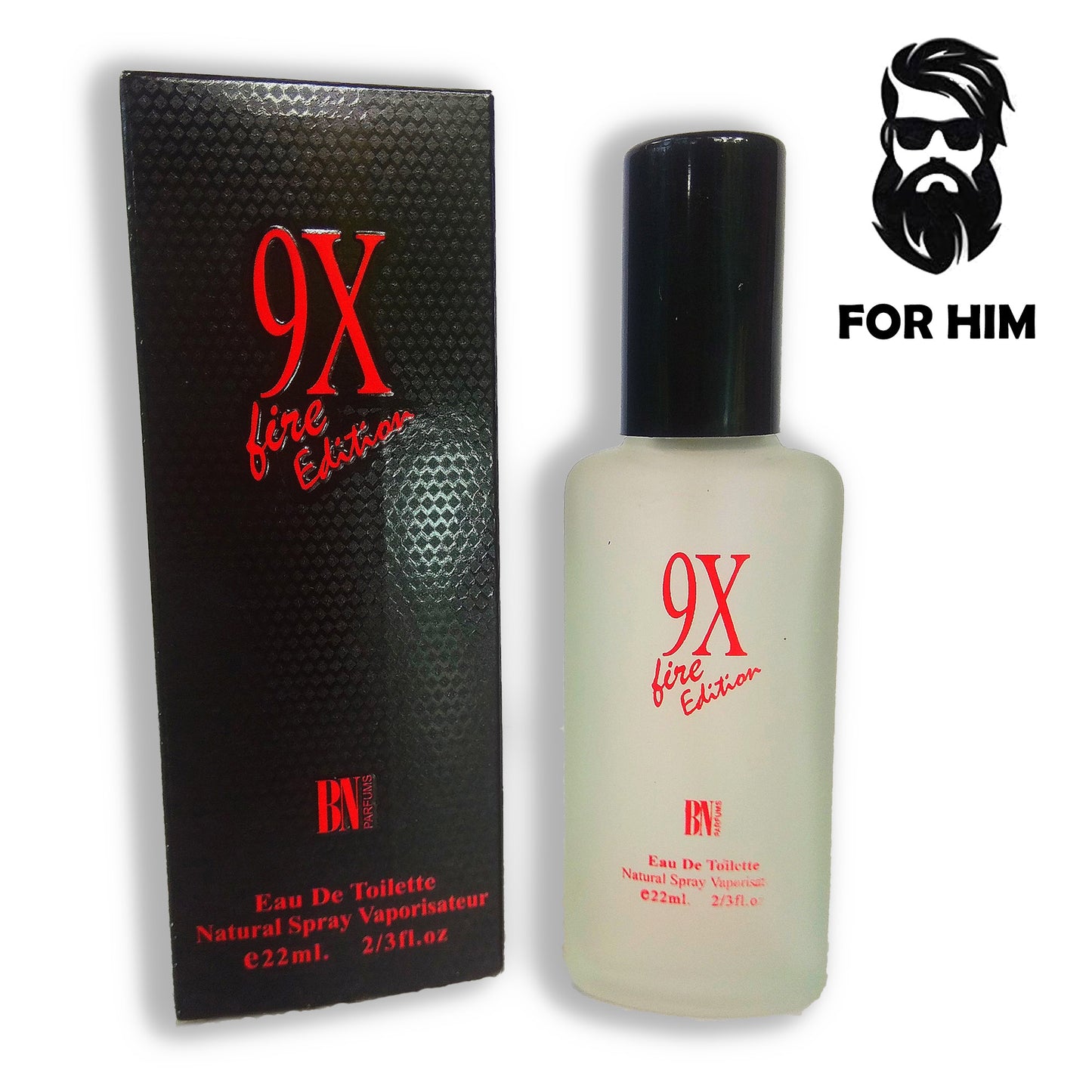 9X Perfume Black 22ml Long Lasting Fragrance for Men & Women