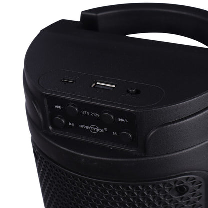GTS 2129 Wireless Bluetooth Speaker Portable High Bass Speaker with USB, FM, AUX, and LED Lights