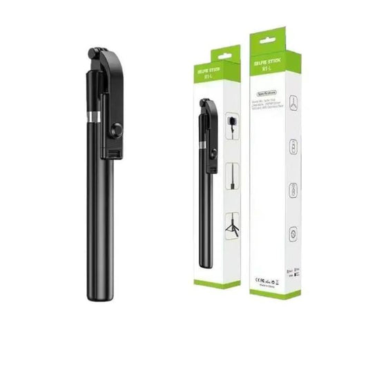 bluetooth selfie stick, wireless selfie stick, R1 selfie tripod, selfie stick with remote, phone tripod stand, smartphone selfie stick, selfie stand for iphone, selfie stick android, vlogging tripod sri lanka, selfie accessories, camera stand for phone, mobile tripod sri lanka, content creator tools, bluetooth selfie remote, tiktok phone stand

