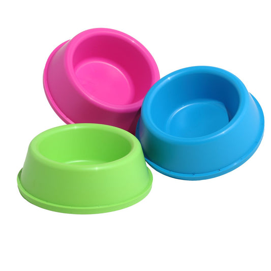 Plastic Pet Food & Water Bowl for Dogs, Cats, and Small Animals | Durable & Easy to Clean Dish