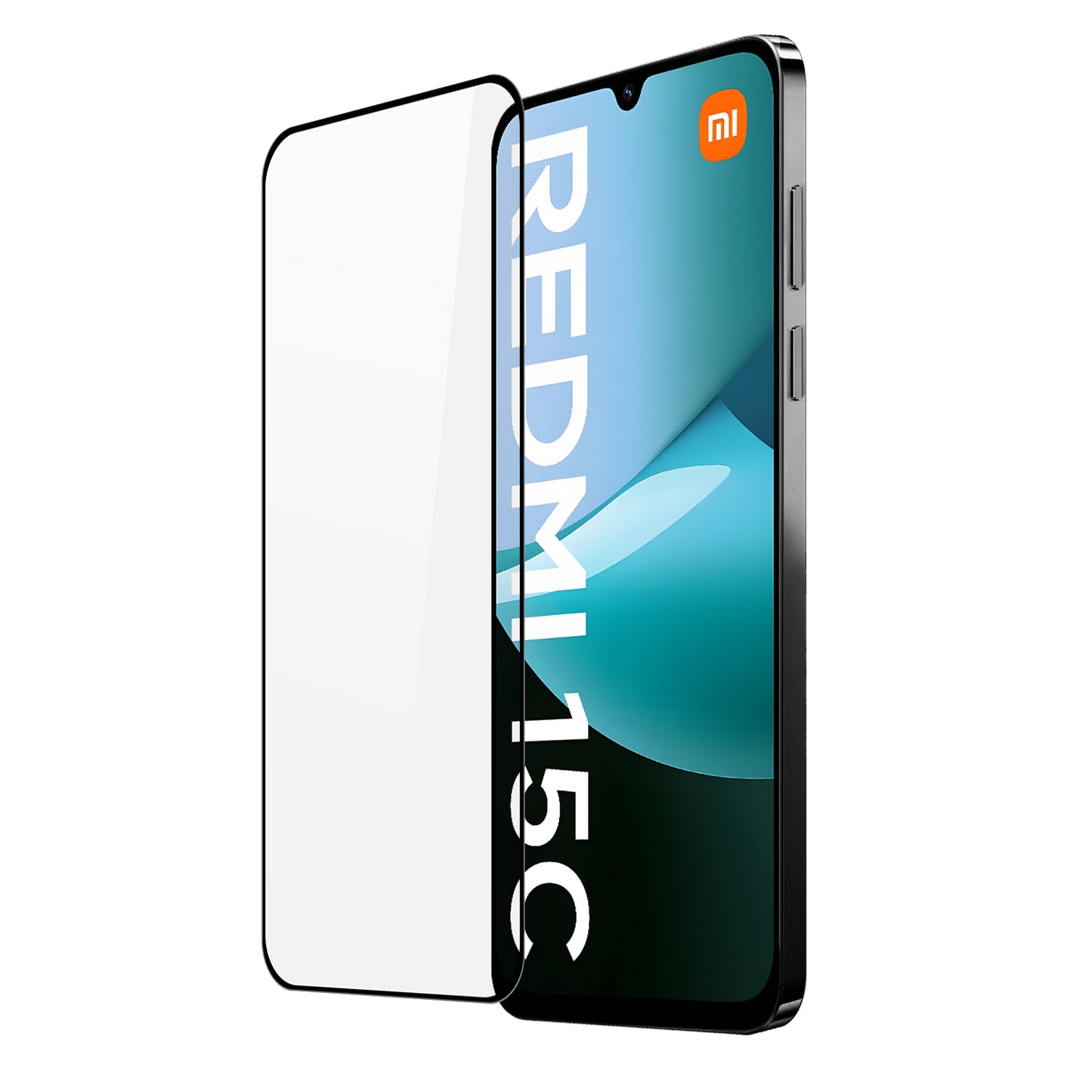 Tempered Glass for Redmi 15C – Full Coverage HD Clear Screen Protector