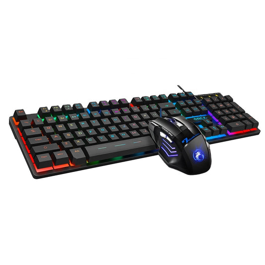 IMICE AN-300 Usb Wired Gaming Keyboard and Mouse Combo with Backlit