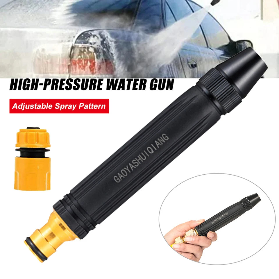 High Pressure Metal Spray Gun – Car Wash Hose Nozzle for Garden Watering, Irrigation & Cleaning